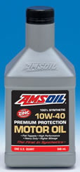 Amsoil SAE 10W-40 Synthetic Premium Protection Motor Oil (AMO)