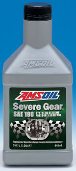 Amsoil SAE 190 Severe Gear Synthetic Off Road and Drag Racing Gear Lubricant (SRN)