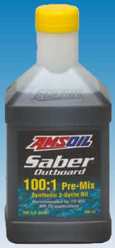 Saber Outboard Synthetic Pre-Mix 2 Stroke Oil (ATO)